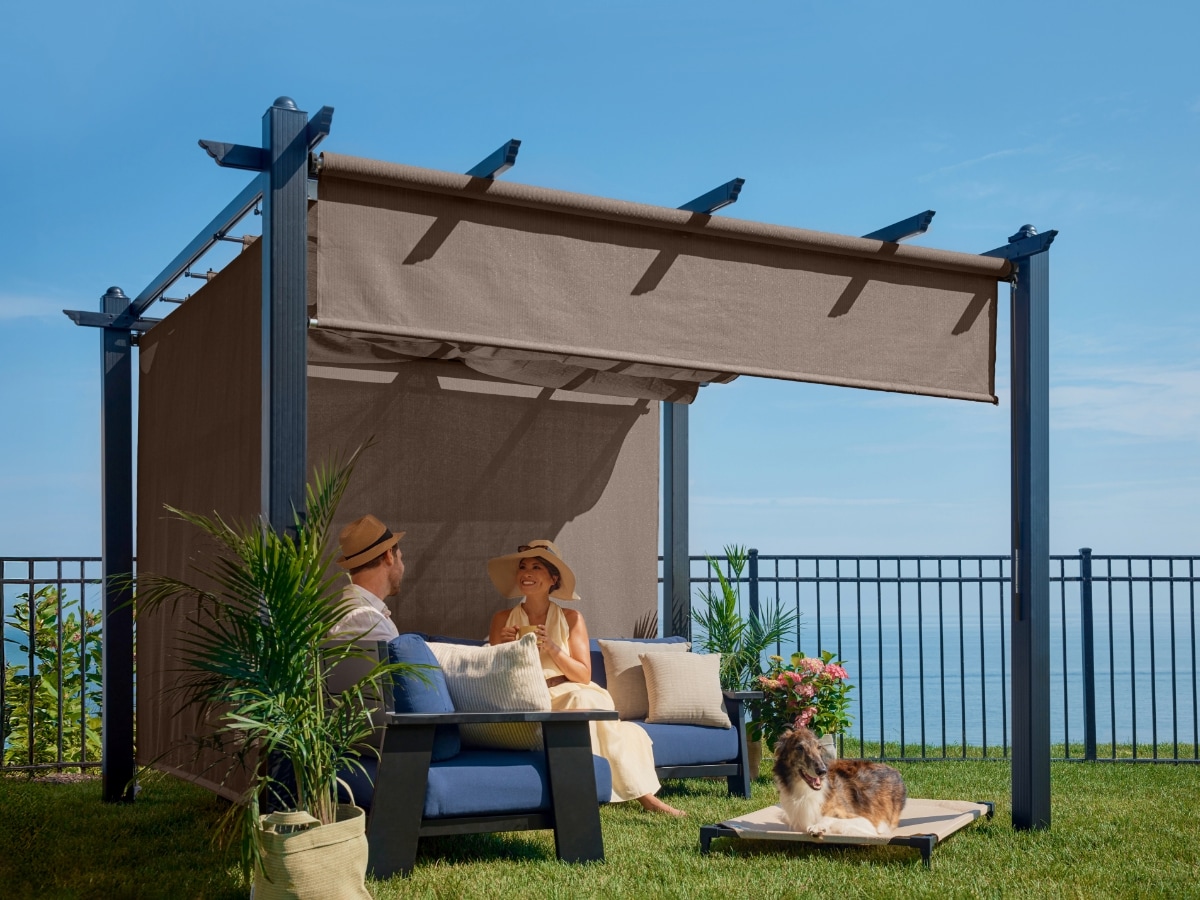 coolaroo 12 ft round cantilever patio umbrella Cantilever Umbrella Canopy Replacement | Parts & Accessories